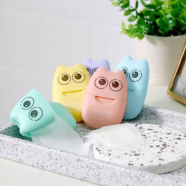 20PCS Travel Soap Paper Washing Hand